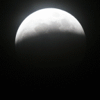 Red Moon during eclipse